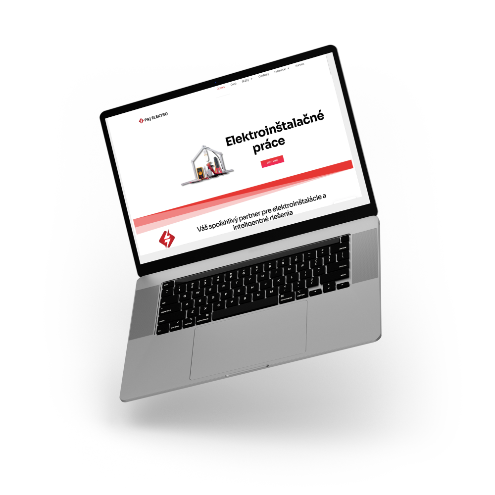 Laptop Website Mockup Template