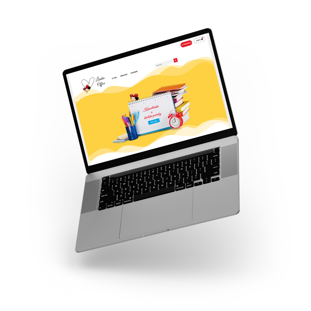 Laptop Website Mockup Template