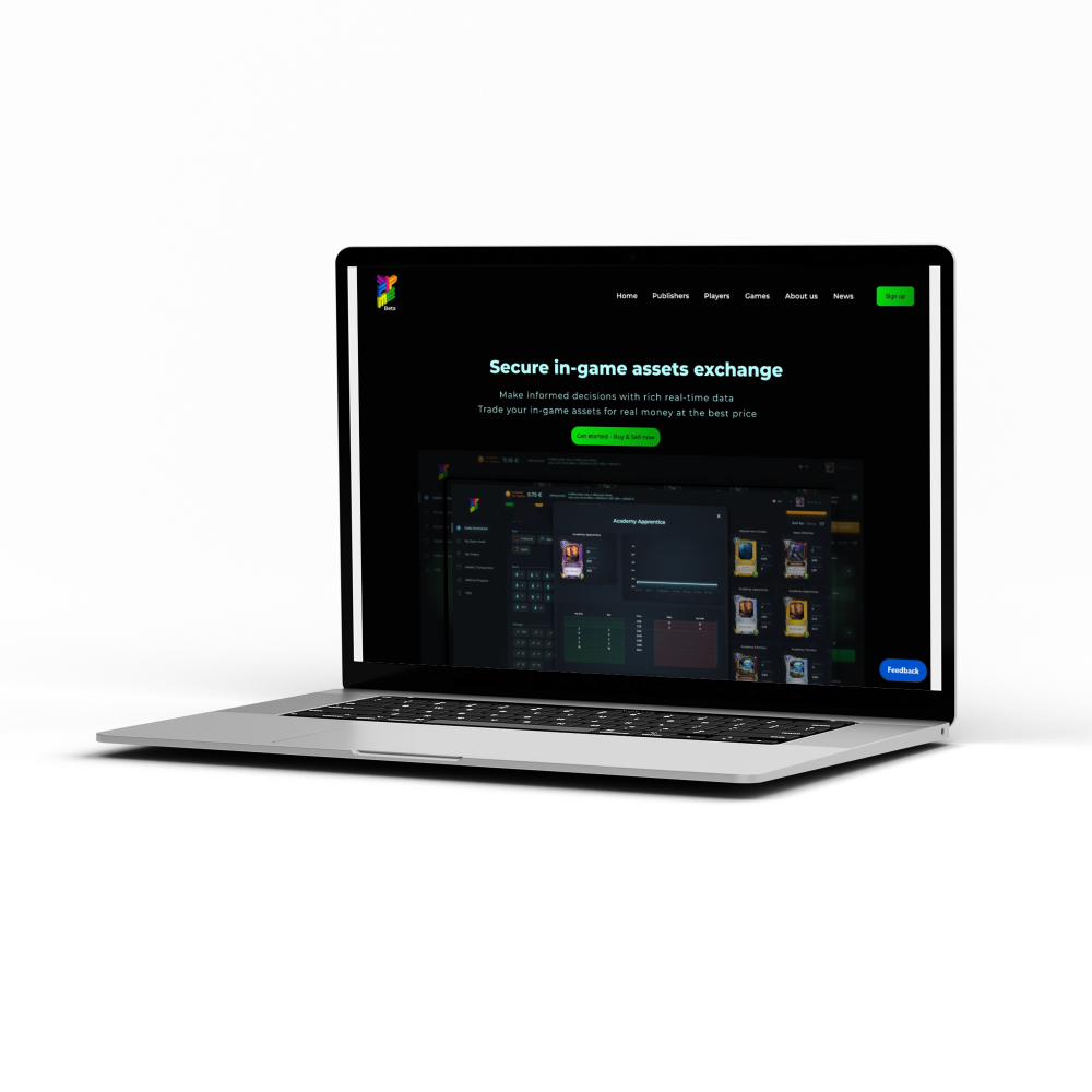 PSD Laptop screen mockup wesbite template